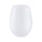 Craft Express 17oz. Frosted White Stemless Glass, 4ct.